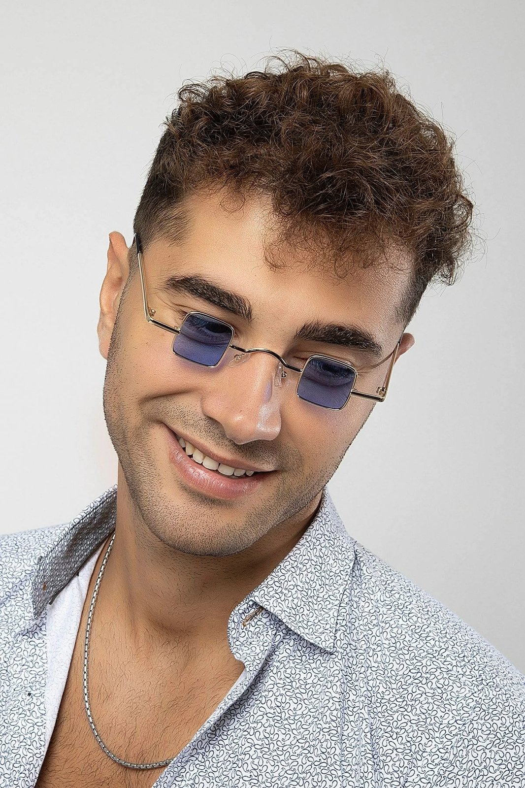 Syze dielli për meshkuj Jumeon, argjend dhe kaltër, Pl23Eg509R003