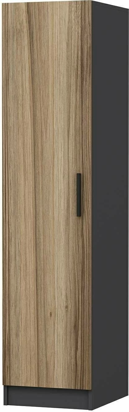 Dollap për rroba, ngjyrë arre dhe antracit, Skye Decor Minar Kale - 8734