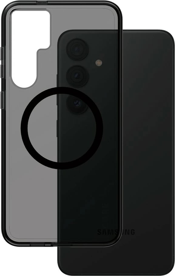 Mbështjellës PanzerGlass CARE MagSafe për Samsung S24+, smokey/black