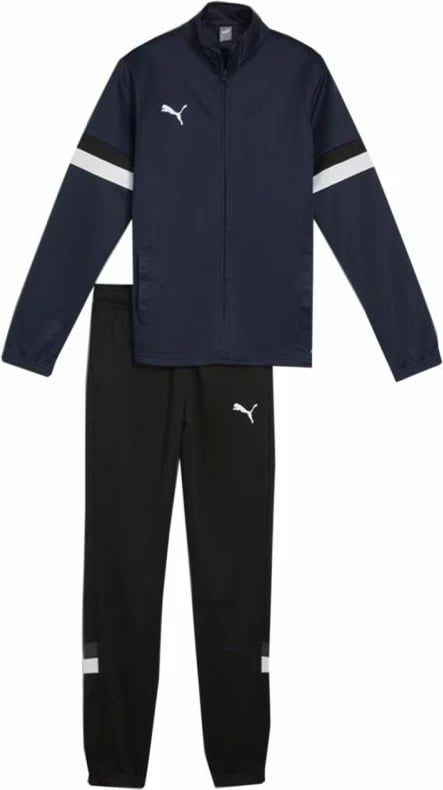 Trenerka për fëmijë Puma, në ngjyrë të zezë dhe blu marine