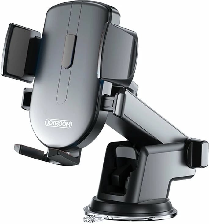 Mbajtës telefoni për veturë Joyroom JR-OK3, krah teleskopik, për xham dhe panel, i zi