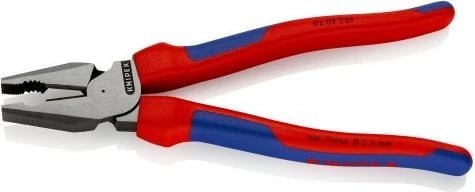 Knipex lineman's pliers 02 02 225, çelik, 225mm, doreza kaltër-kuqe
