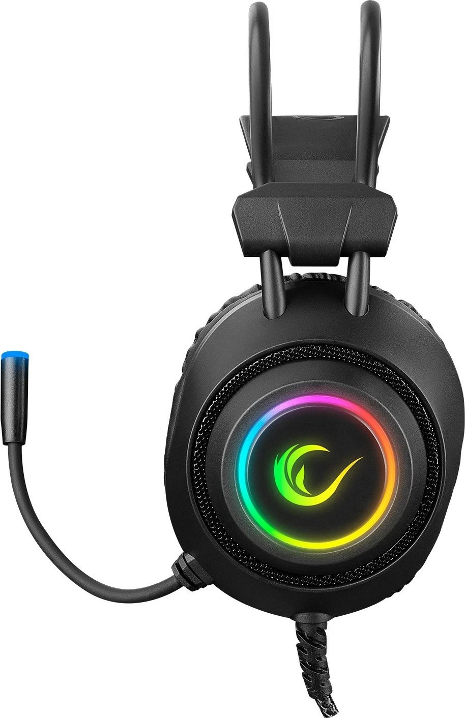 Kufje gaming Rampage RM-K19, me mikrofon, RGB, USB, të zeza-kuqe Kufje gaming Rampage RM-K19, me mikrofon, RGB, USB, të zeza-kuqe