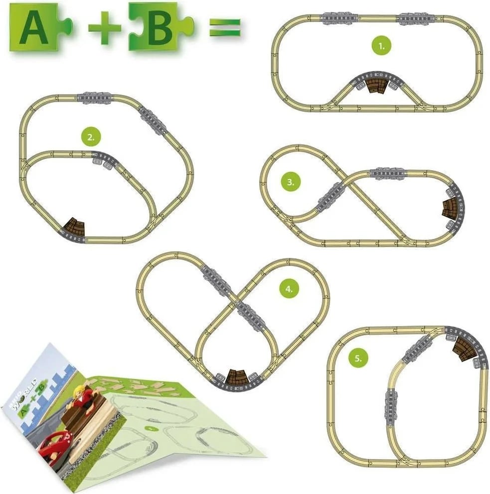 Set trenash lodër Brio Starter Set 63607900, multicolor
