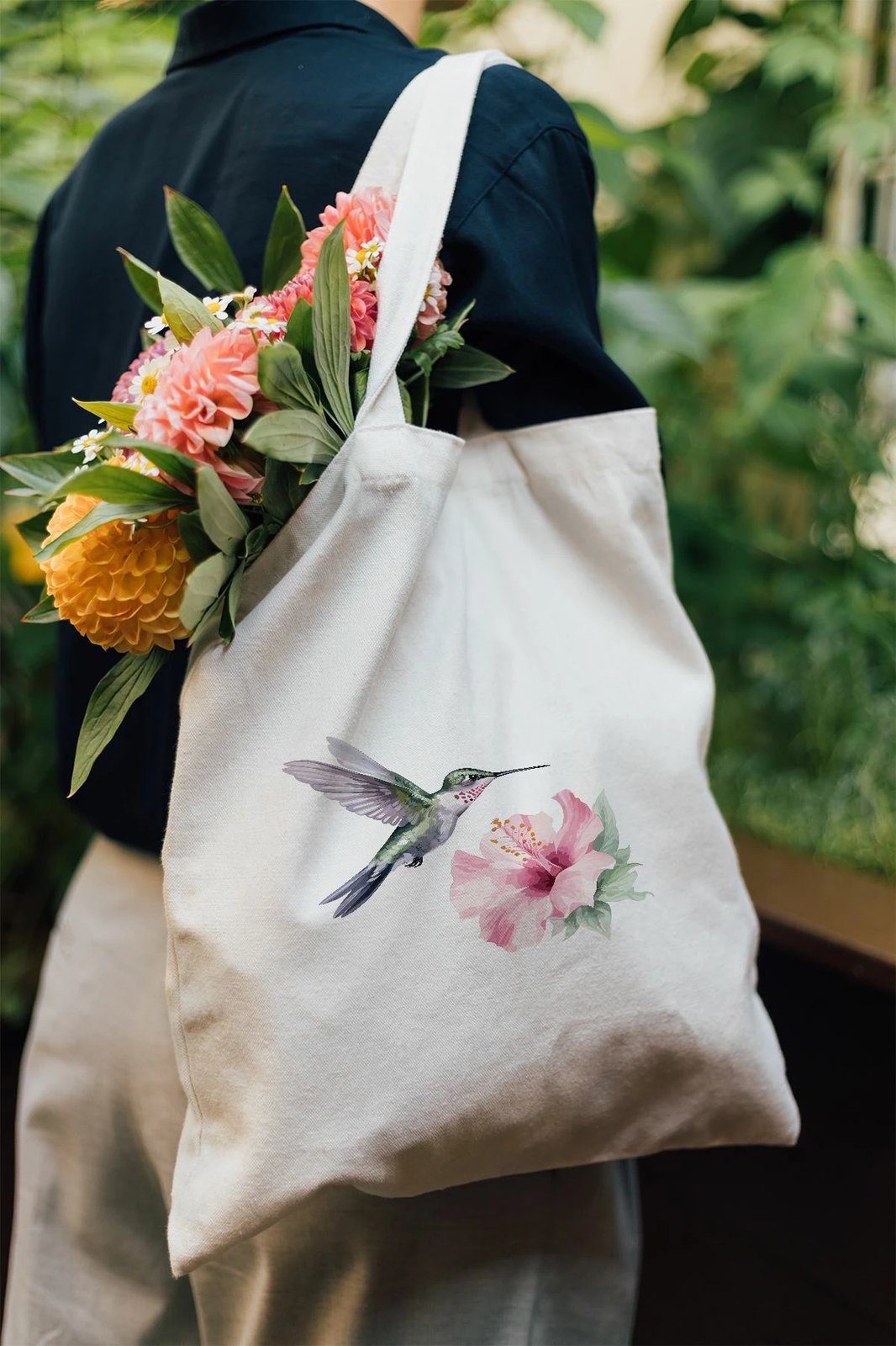 Çantë tote Zoozie Bags, model Tote 16, shumëngjyrëshe