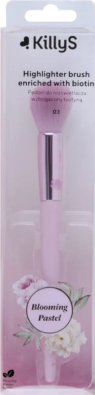 Furçë për highlighter për femra KillyS Blooming Pastel Highlighter Brush me Biotin 03, 1 copë
