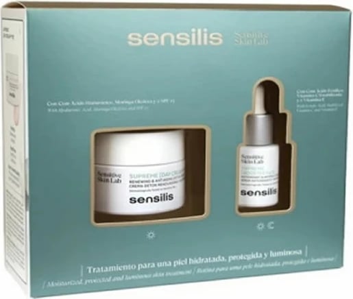 Set krem dite Sensilis Supreme Day Cream SPF15, 50ml, 2 copë, unisex