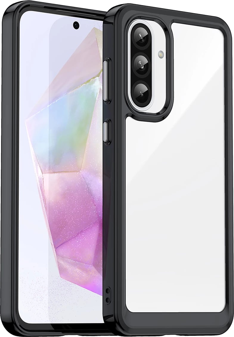 Mbështjellës Hurtel Outer Space Case për Samsung Galaxy A26, TPU/PC, i zi