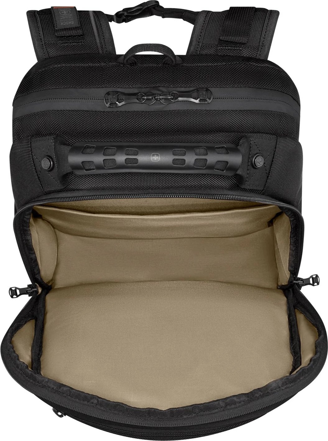 Çantë shpine Wenger Legacy Black Series 16 inç, e zezë