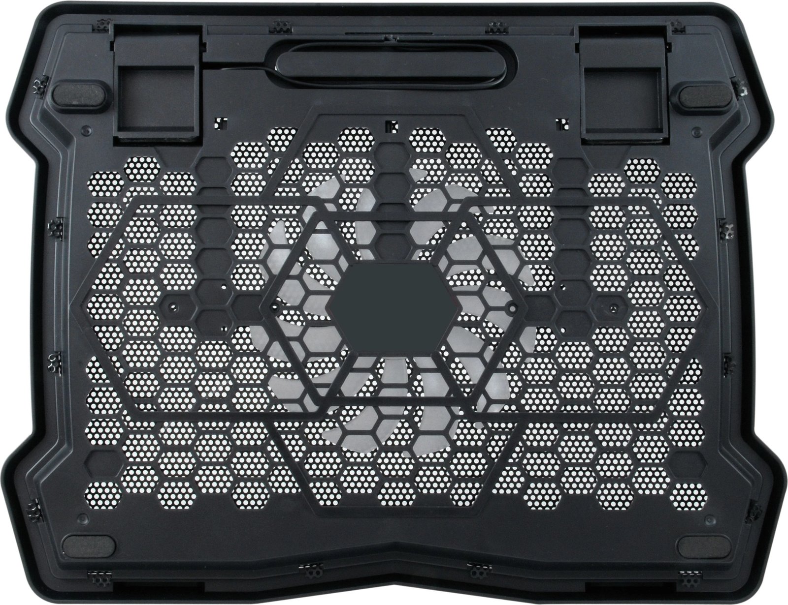 Mbajtëse ftohëse Conceptronic 1-Fan USB-A2.0 për laptop 15.6 inç, e zezë