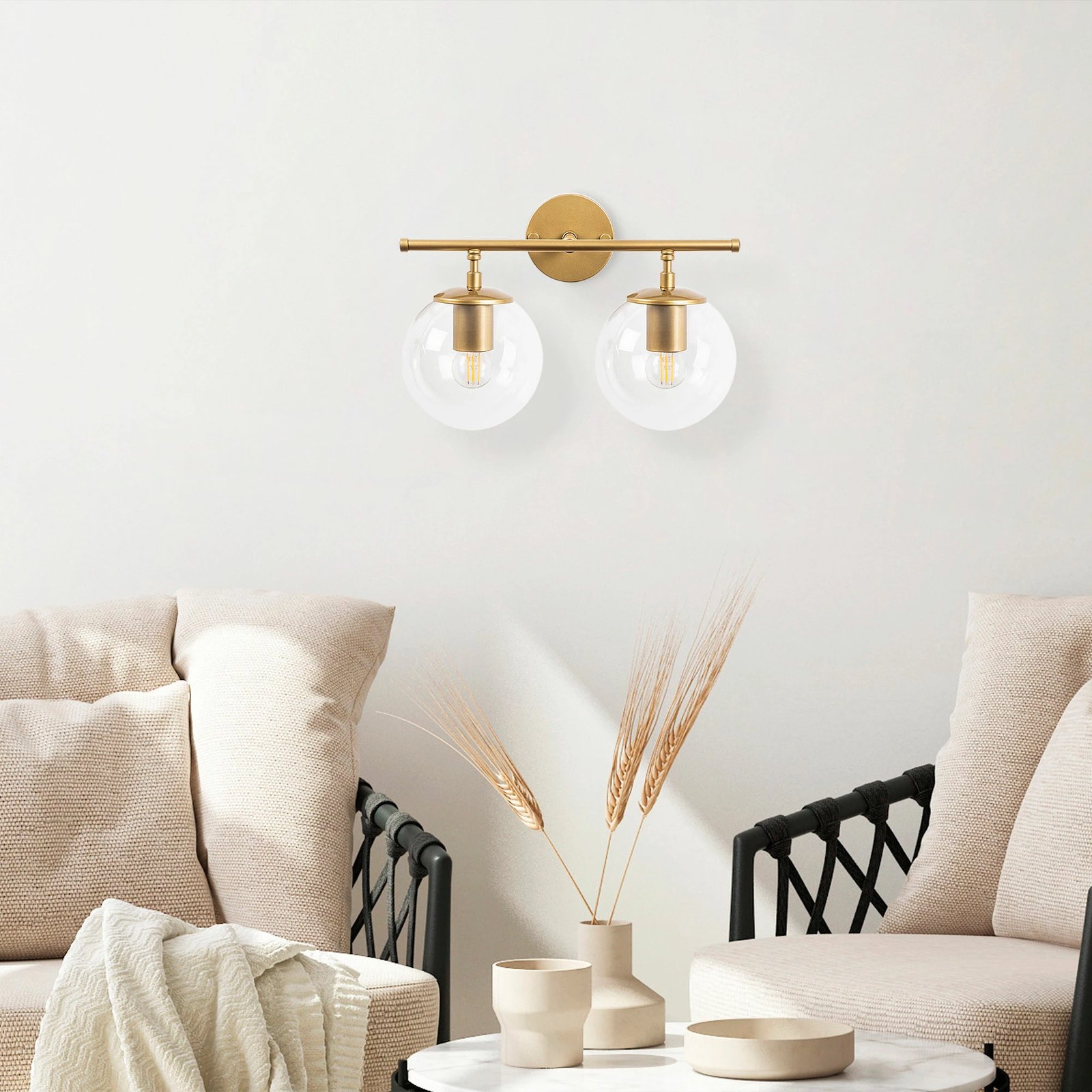 Llambë muri Opviq, Roe - 10730, ngjyrë ari me shkëlqim