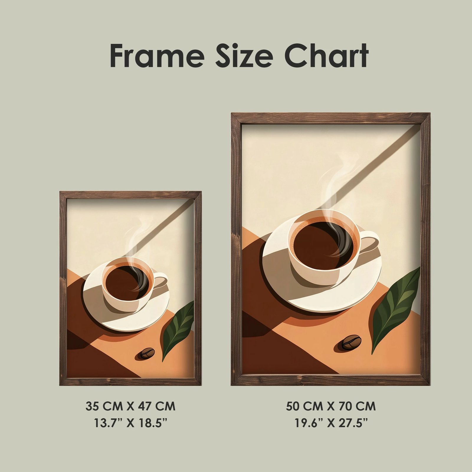 Pikturë dekorative me kornizë MDF, Wallity, TUN111-XL, shumëngjyrëshe, 50x70x3.5cm