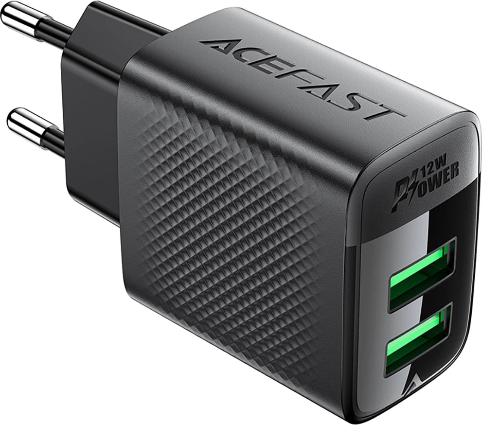 Karikues muri Acefast A86, 2x USB-A, 12W, i zi