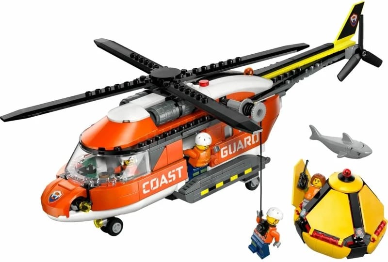 Lego set City për fëmijë, Coast Guard Helicopter