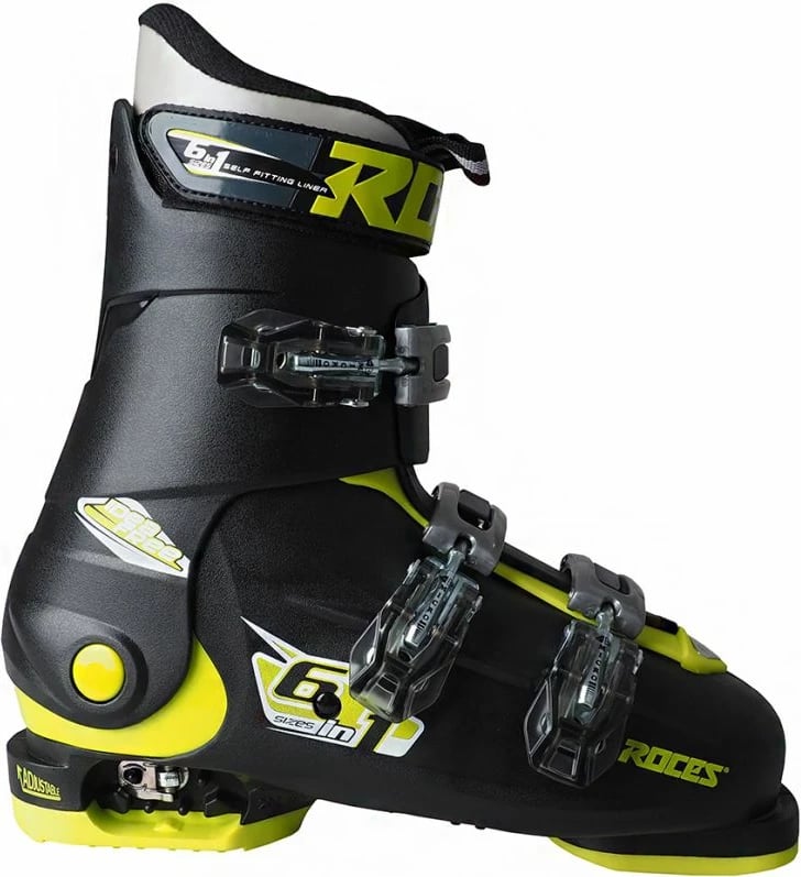 Çizme skijimi Roces për femra dhe fëmijë, të zeza
