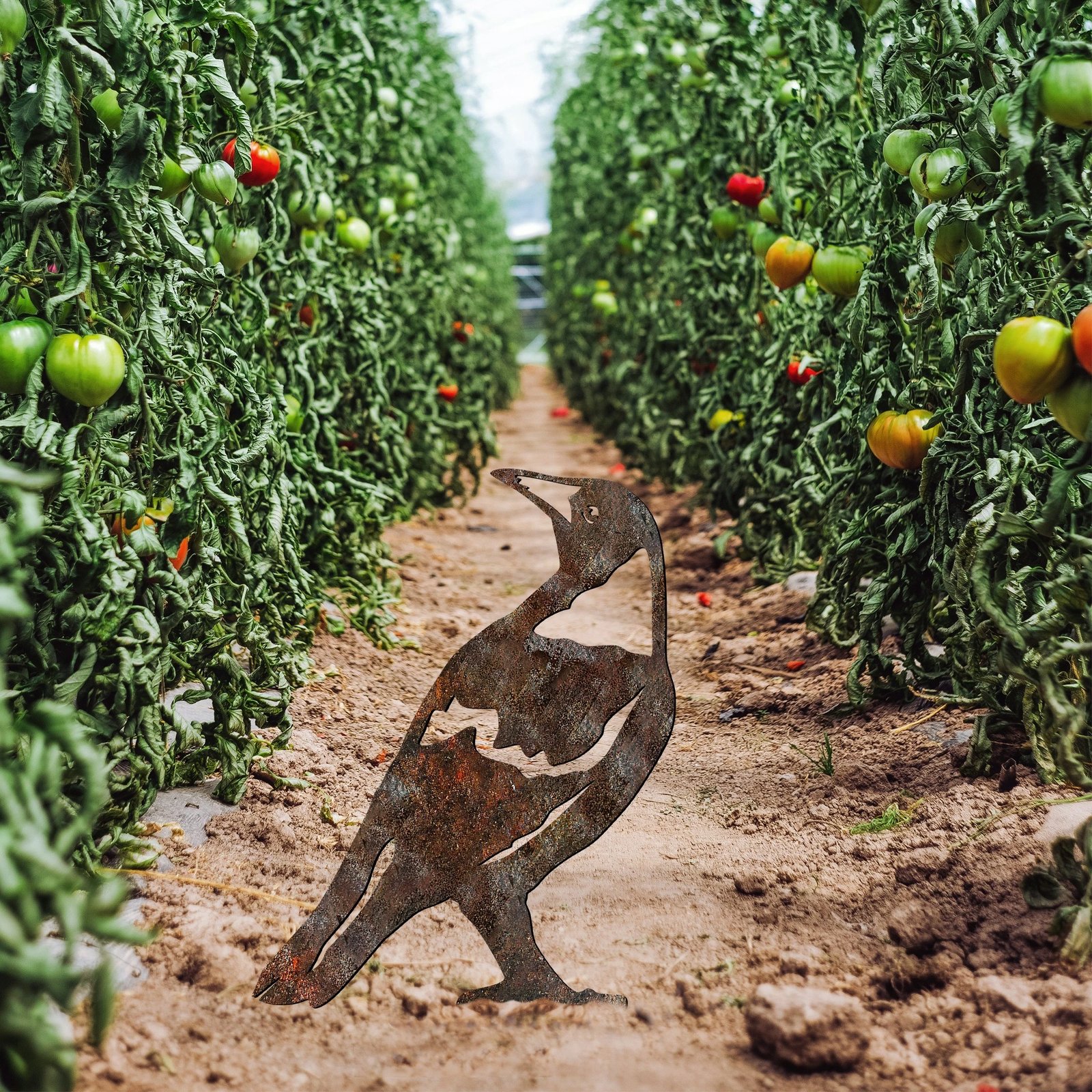 Objekt dekorativ për kopsht, dizajn Aberto, zog, A 01