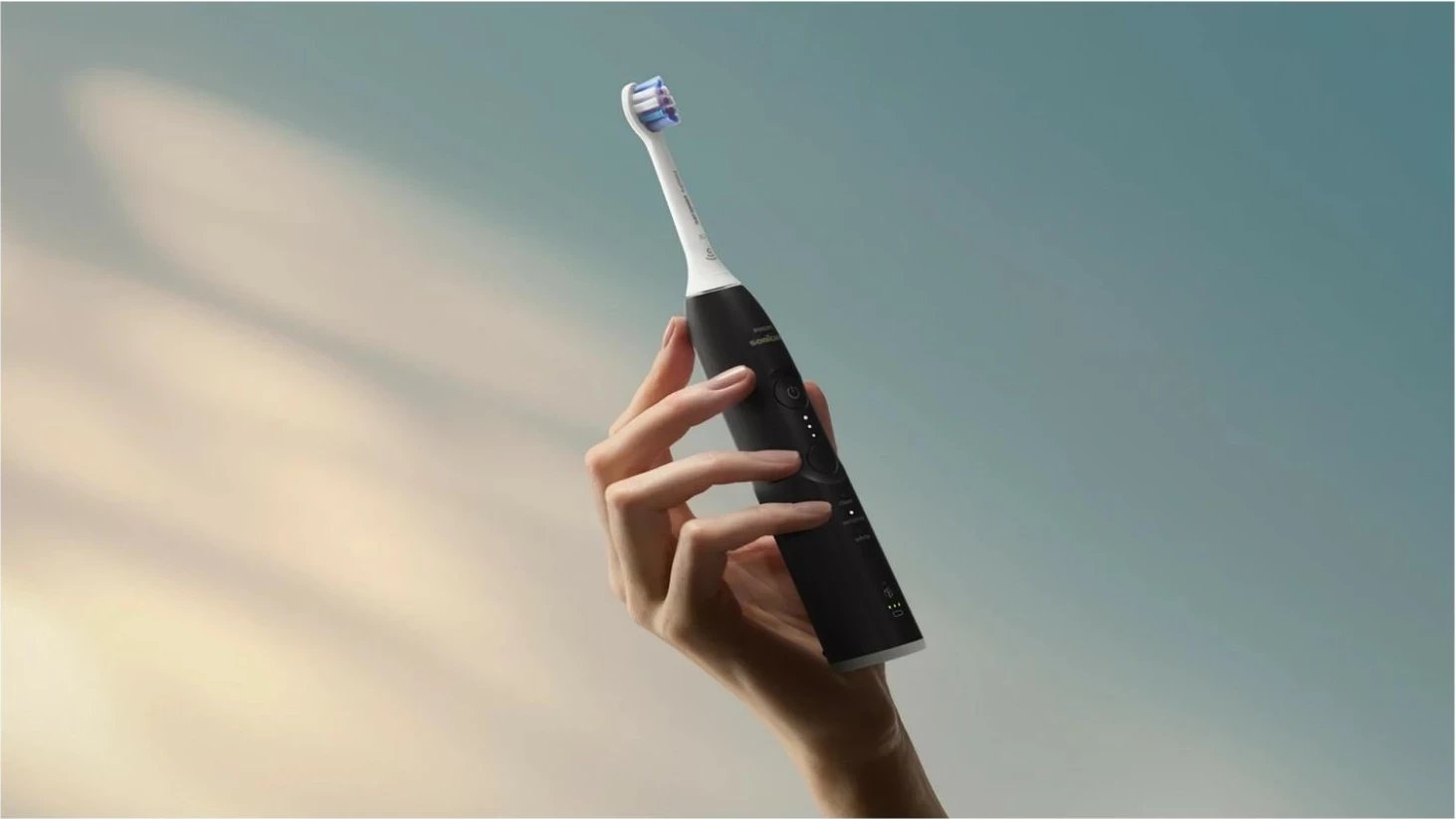 Furçë dhëmbësh sonike Philips Sonicare 6500 HX7411/02, Bluetooth, e zezë