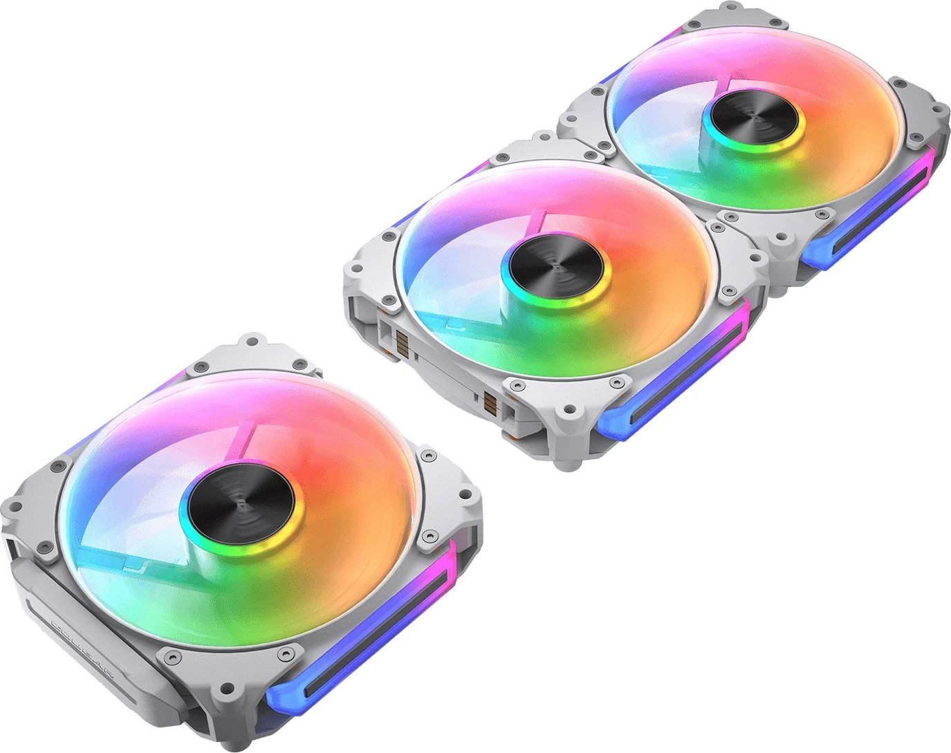 Ventilator kase Cougar Apolar 120ARGB, 120mm, 3 copë, i bardhë