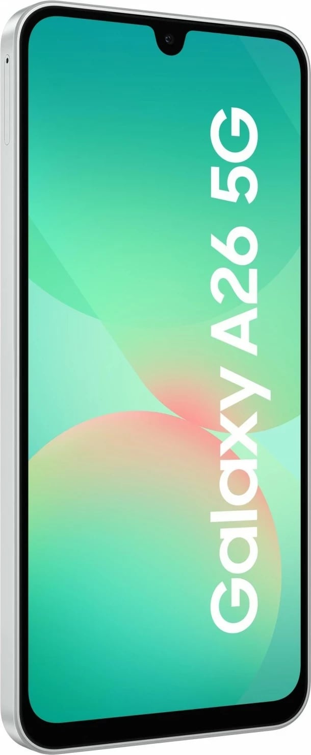 Celular Samsung Galaxy A26, 6.7", 6+128GB, 5G, i bardhë