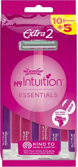 Rroje për femra Wilkinson My Intuition Extra2 Essentials, 15 copë