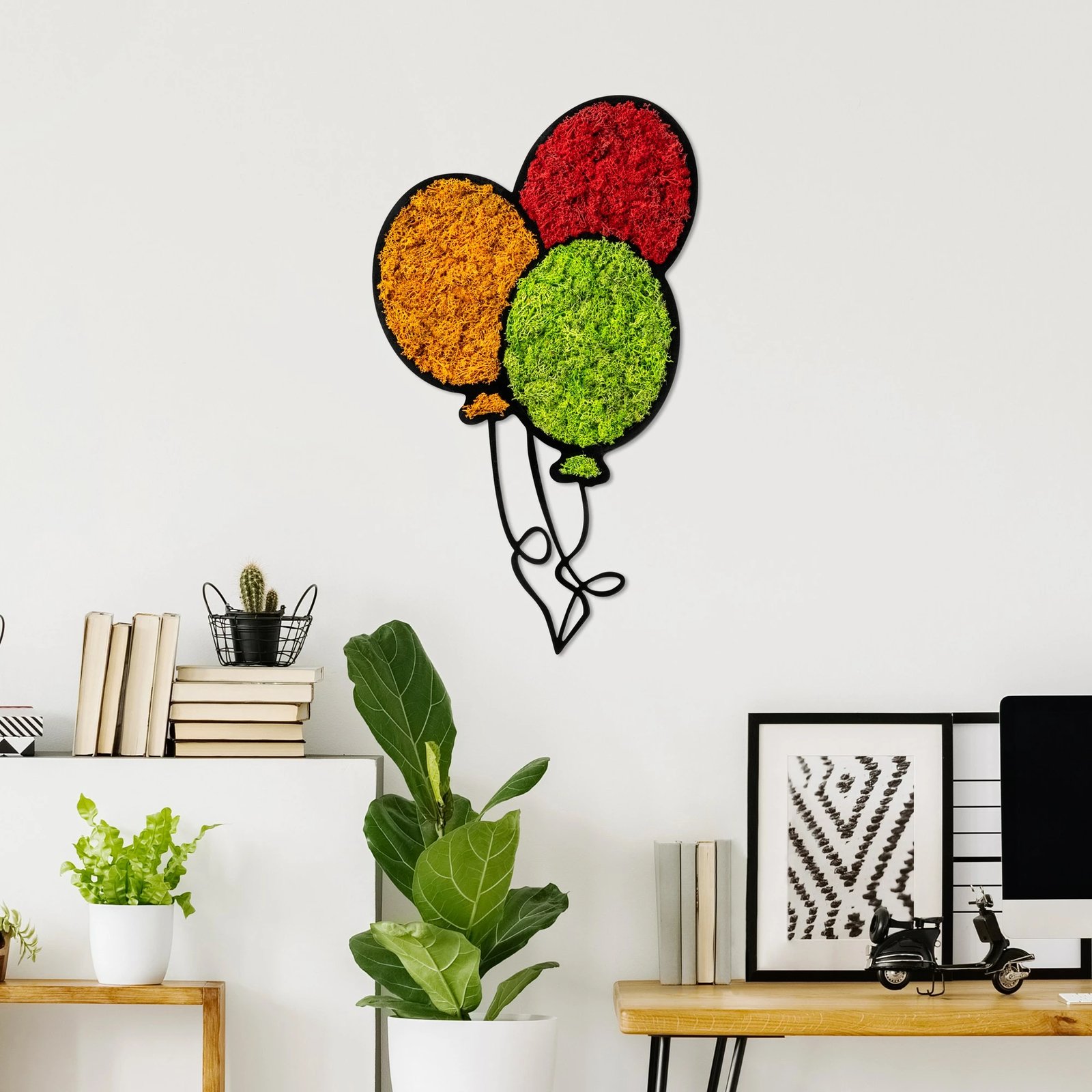 Aksesor dekorativ muri Wallity, myshk, balona