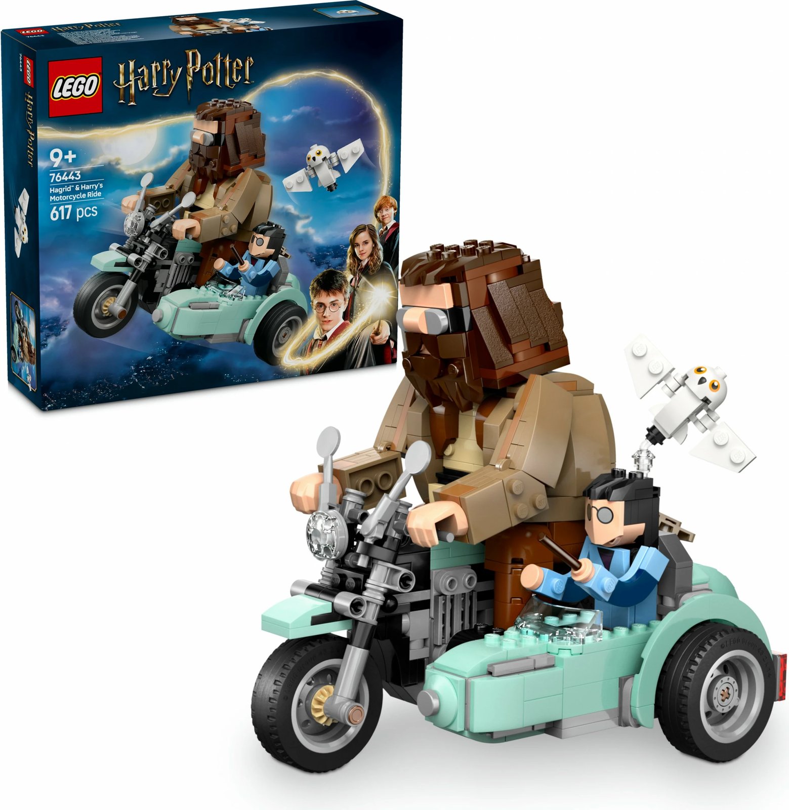 Set ndërtimi LEGO Hagrid & Harry's Motorcycle Ride, 617 pjesë, shumëngjyrësh Set ndërtimi LEGO Hagrid & Harry's Motorcycle Ride, 617 pjesë, shumëngjyrësh