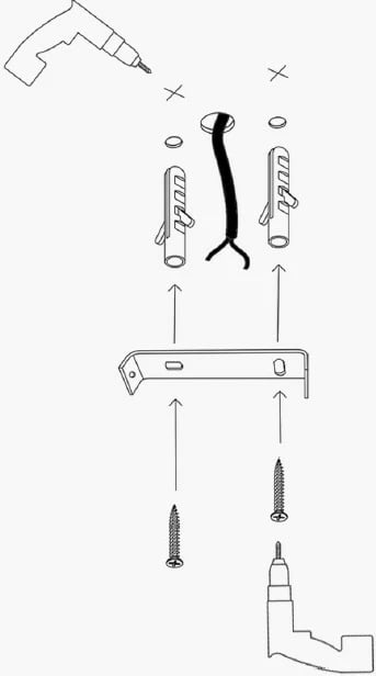 Llambadar Opviq, Abaküs - 4911, ngjyrë e zezë dhe e bardhë