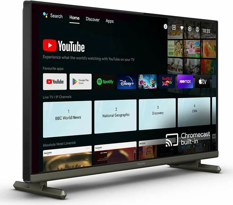Televizor Philips 24HFL4518/12, 24 inç, HD, Smart TV, Android TV, i zi