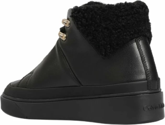 Atlete për femra Calvin Klein Hell Cupsole HI Top WL, të zeza