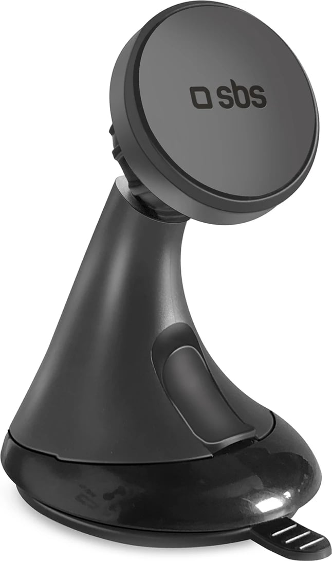 Mbajtës magnetik për celular SBS TESUPPWINDWIDEK, për bord/xham, MagSafe, i zi