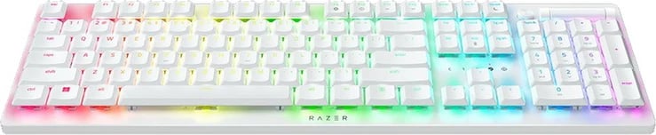 Tastierë gaming, Razer, DeathStalker V2 Pro RZ03-04363500-R3M1, US layout, madhësi standarde, e bardhë