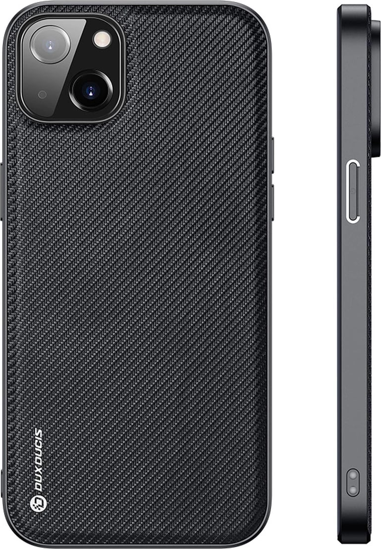 Mbështjellës Dux Ducis Fino për iPhone 14 Plus, najlon, i zi