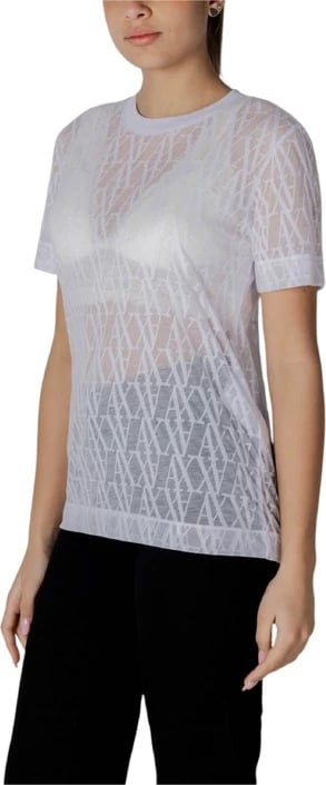 Maicë për femra Armani Exchange, e bardhë