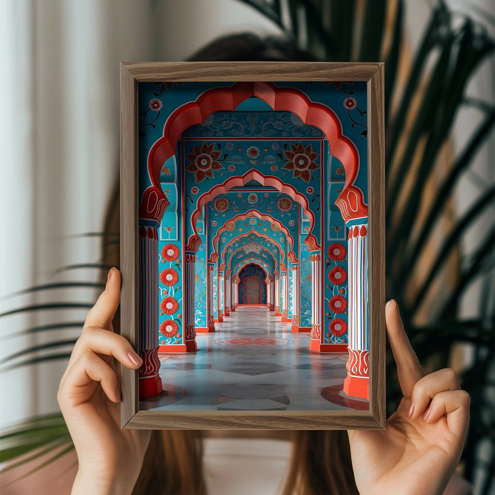 Pikturë dekorative me kornizë MDF, Wallity, GE122-L