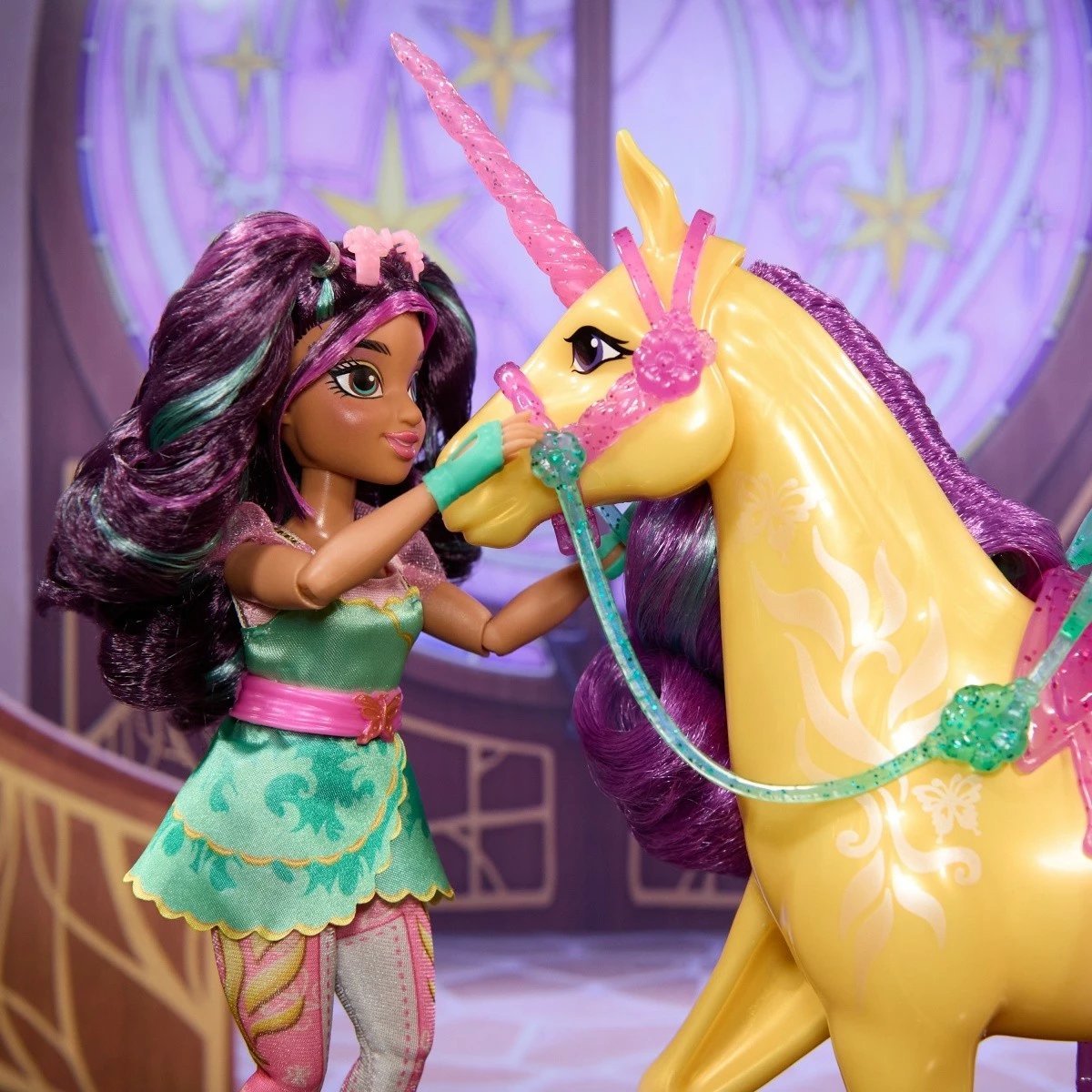 Kukull lodër Spin Master Unicorn Academy Fashion Ava, 24 cm, për vajza