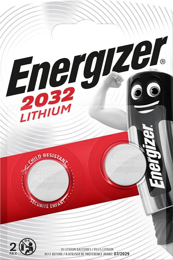 Bateri Energizer, CR2032, 2 copë