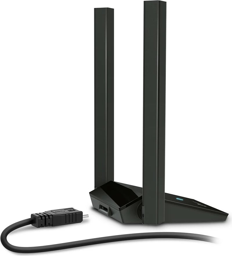 Kartë rrjeti WiFi USB TP-LINK Archer TX20U Plus AX1800, dy antena, e zezë