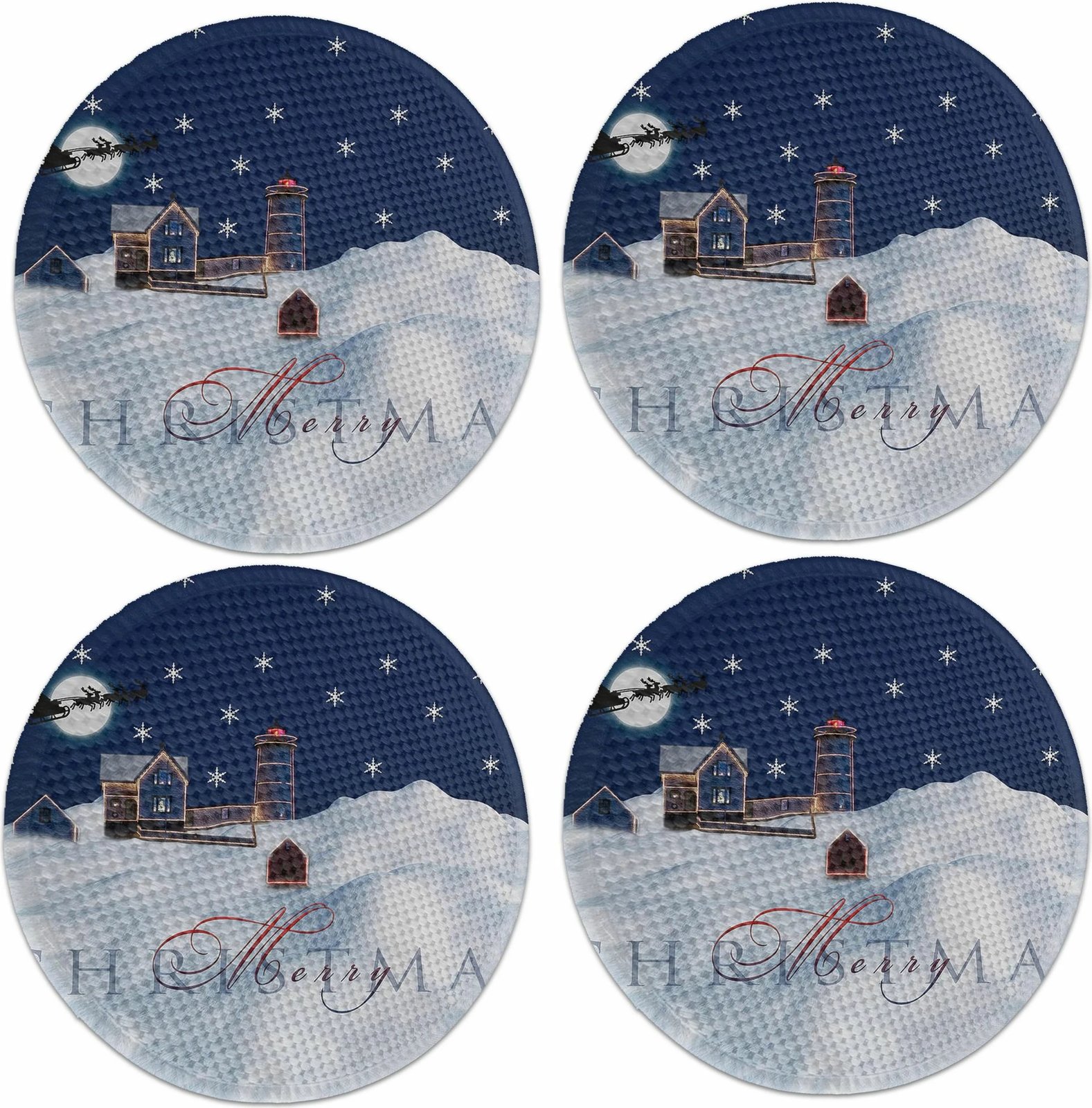 Ndamëse tavoline Hermia Concept, shumëngjyrëshe, 4 copë, 37cm