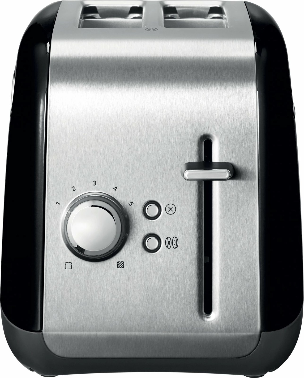 Tostier KitchenAid 5KMT2115EOB, 2 feta, 1100W, inox/zi