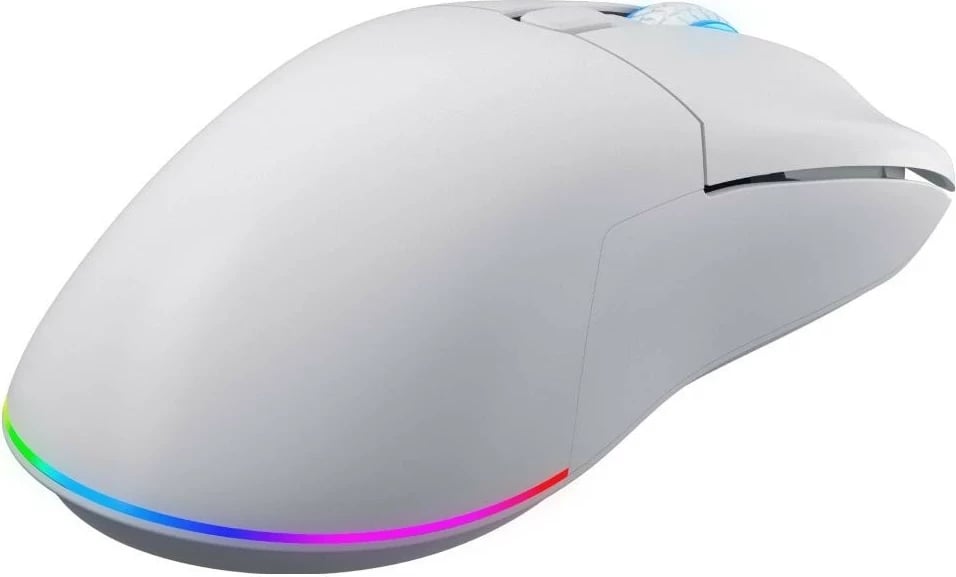 Maus wireless Hator Pulsar 3, RGB, 12000 DPI, i bardhë