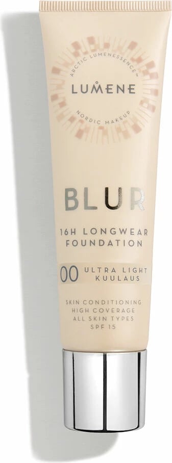 Fondatinë Lumene Blur 16h Longwear SPF15 00 Ultra Light 30ml