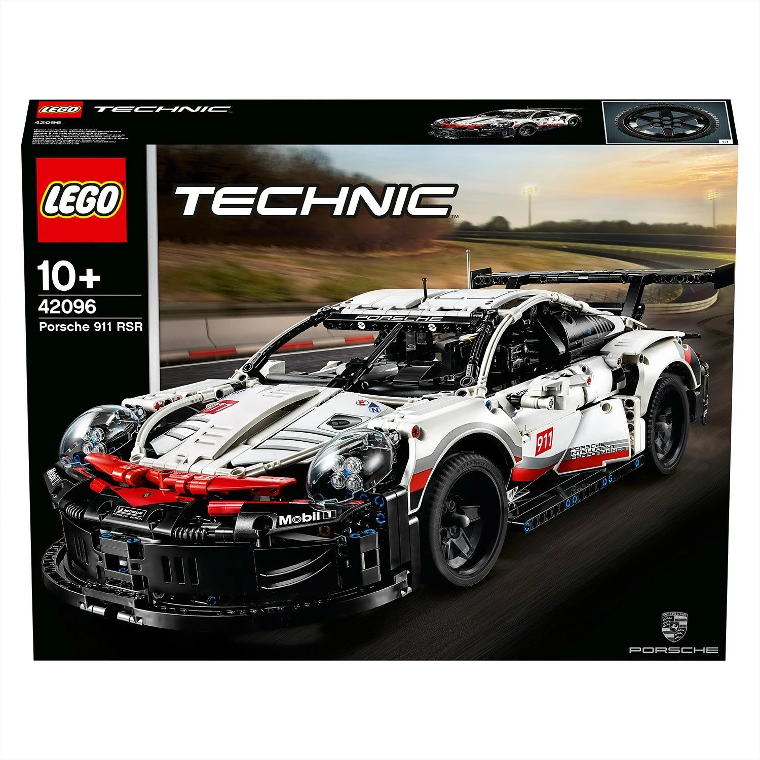 Set ndërtimi LEGO Technic Porsche 911 RSR, 779 pjesë, Multikolor