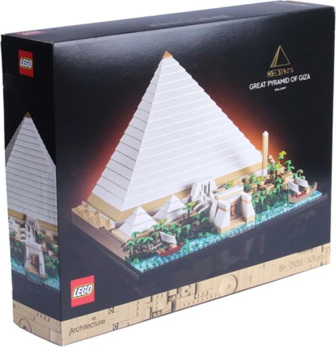 Set ndërtimi LEGO Architecture 21058 Great Pyramid of Giza 18+ set