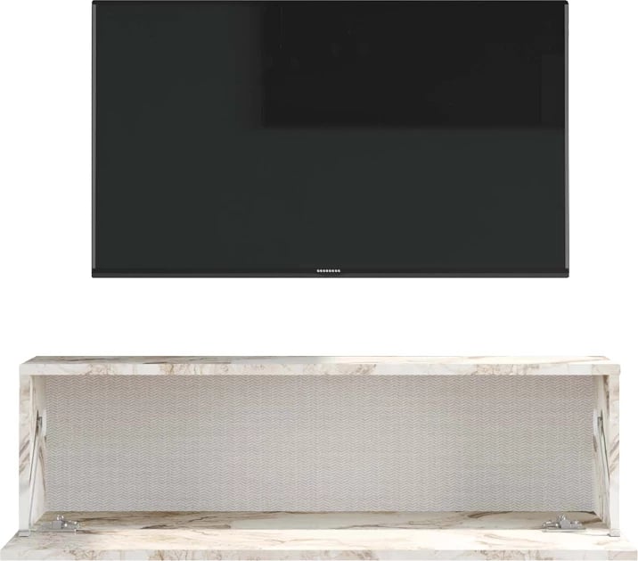 Njësi TV Serit mermer fildish melaminë 100x31.5x29.6cm