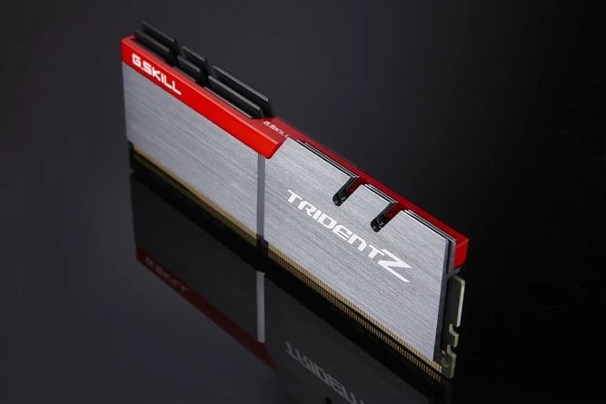 RAM Memorje G.Skill Trident Z 32GB (2x16GB) DDR4 3200MHz CL16, e zezë/kuqe
