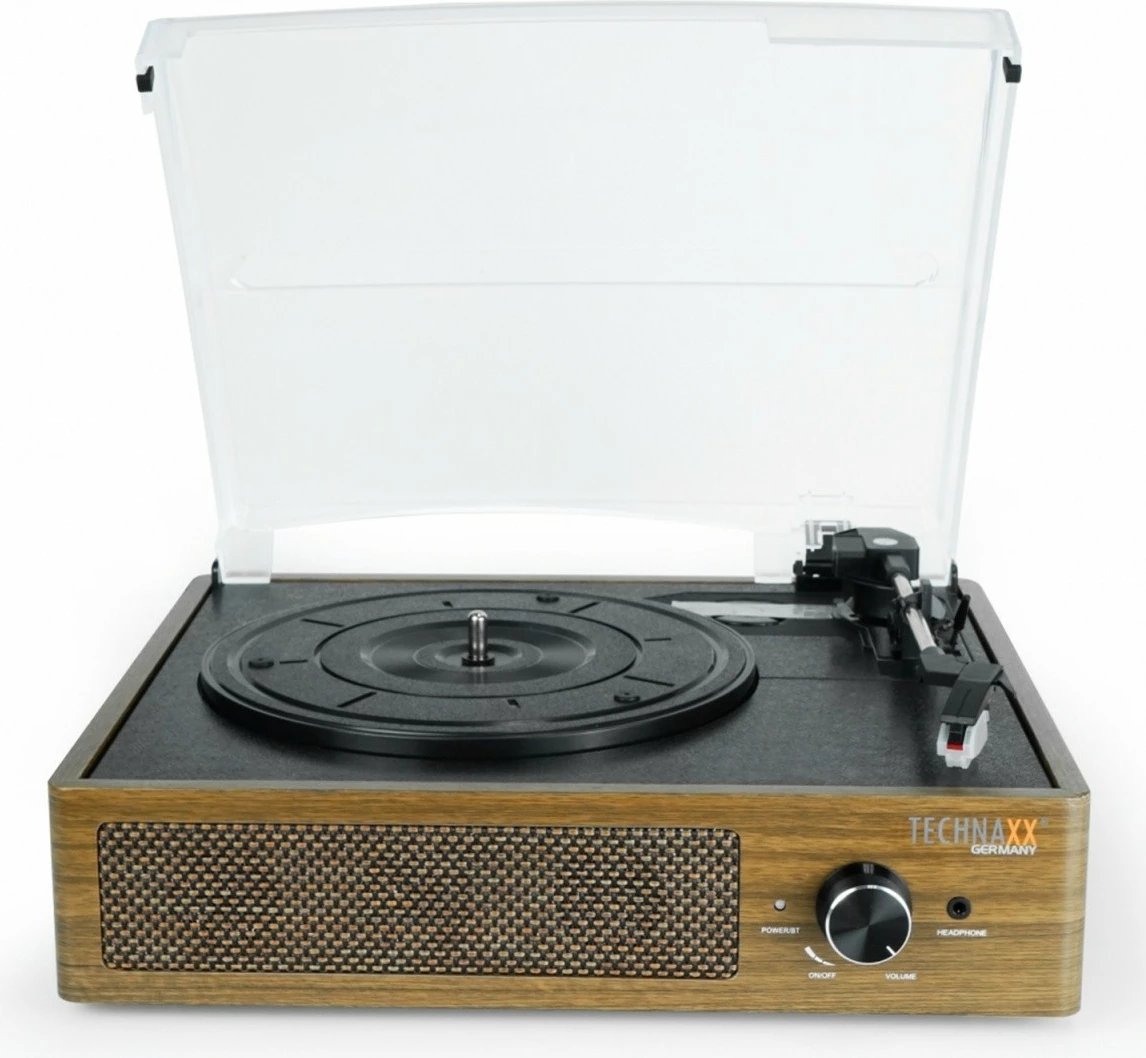 Gramofon Technaxx TX-186 retro me Bluetooth, USB, 33/45/78 rpm, Kafe/Dru