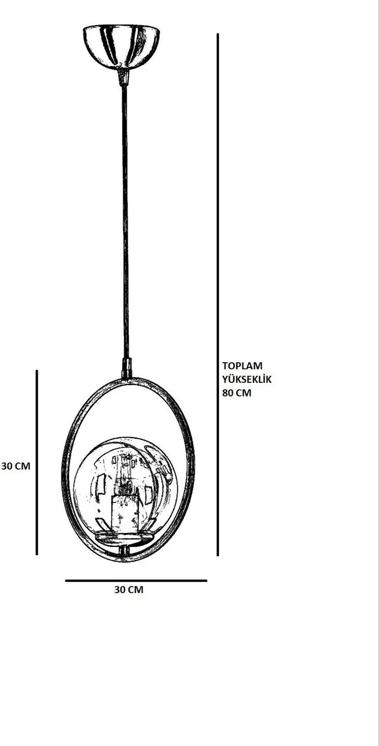 Llambë tavani Opviq, model Ring, xham i tymosur, e zezë Llambë tavani Opviq, model Ring, xham i tymosur, e zezë