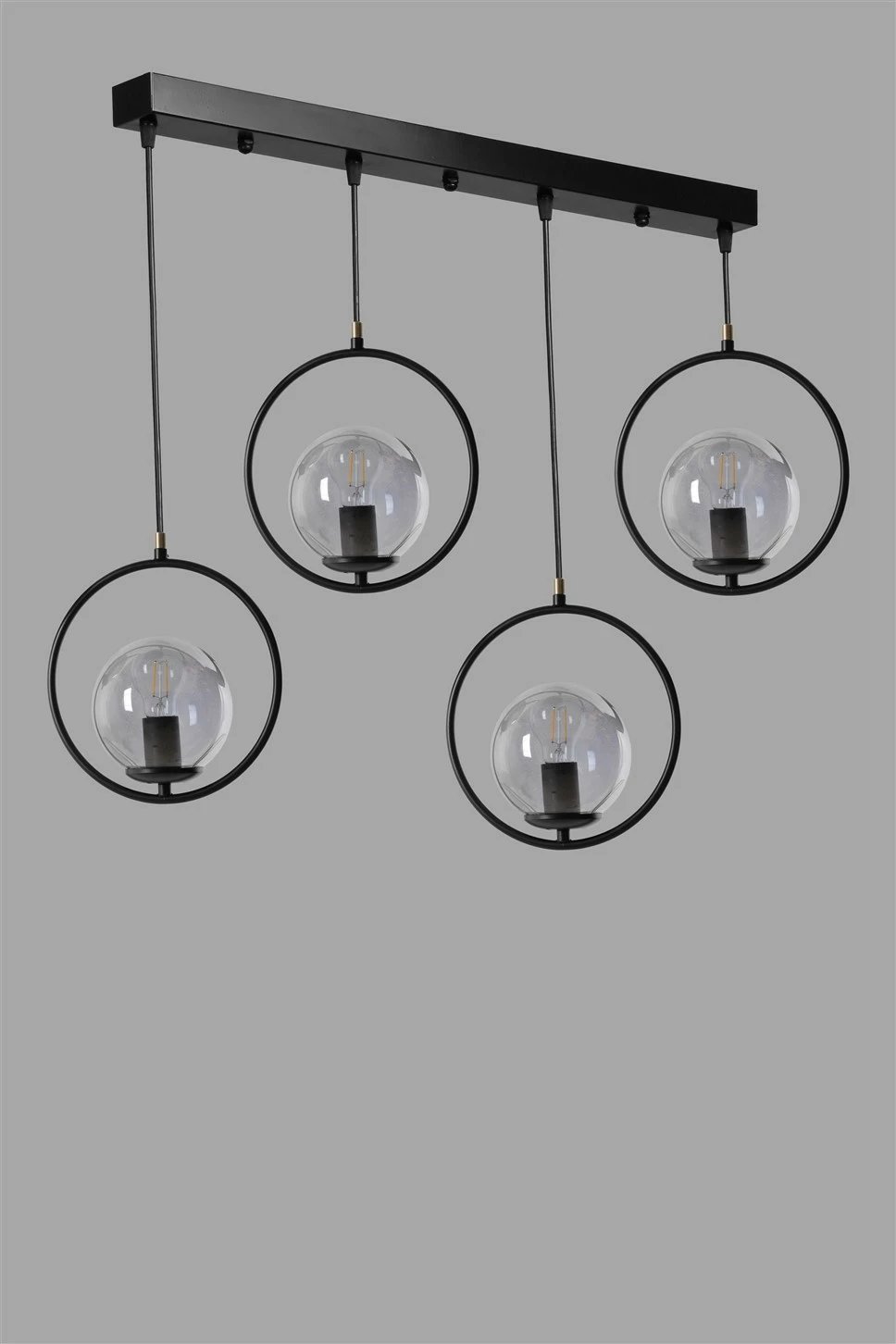 Llambë tavani industriale Opviq, ngjyrë e zezë, 8490-7