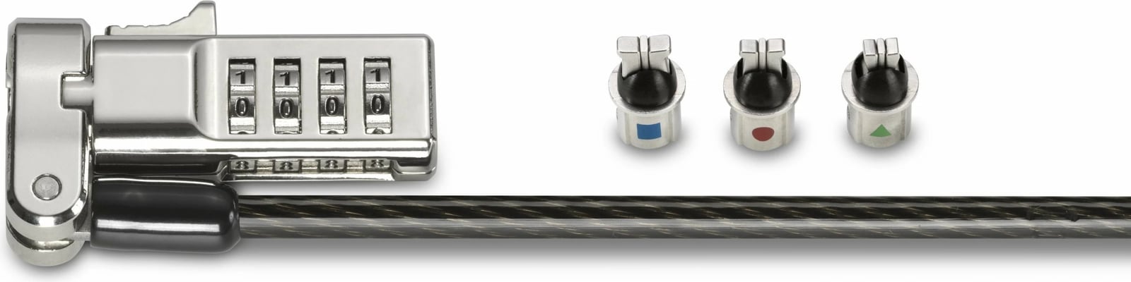 Kombinim lock Kensington Universal 3-in-1, 1.8m, karbon çelik, zi Kombinim lock Kensington Universal 3-in-1, 1.8m, karbon çelik, zi