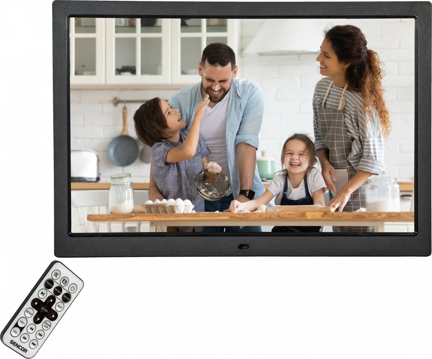 Kornizë digjitale Sencor SDF 1571 BK, 15 inç, e zezë